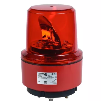   Schneider XVR13B04 Harmony XVR forgútükrös jelzőfény, LED-es, Ø130, IP66, piros, 24VDC, rezgésálló