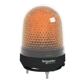   Schneider XVR3B05S Harmony XVR forgófényű jelzőegység, LED-es, Ø100, IP23, narancs, berregővel, 12-24VAC/DC