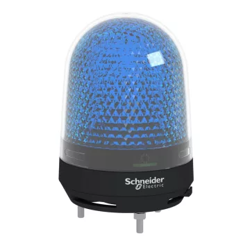   Schneider XVR3B06S Harmony XVR forgófényű jelzőegység, LED-es, Ø100, IP23, kék, berregővel, 12-24VAC/DC