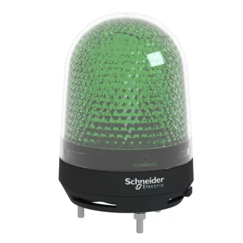   Schneider XVR3M03S Harmony XVR forgófényű jelzőegység, LED-es, Ø100, IP23, zöld, berregővel, 100-230VAC