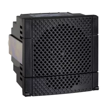  Schneider XVS72BMBN Harmony XVS sziréna, ajtóra építhető 72x72, többszólamú, 4 csatornás, NPN, fekete, 12-24VAC/DC