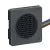 Schneider XVSV7BBP 72x72 elektromos hangjelző, PNP 24 VDC, fekete