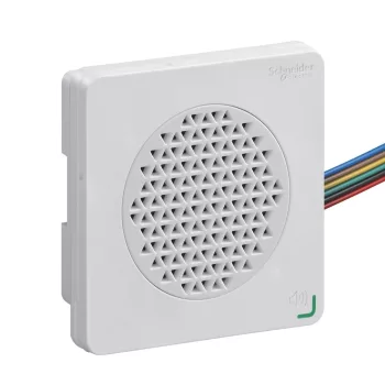   Schneider XVSV9BWN 96x96 elektromos hangjelző, NPN 24 VDC, fehér