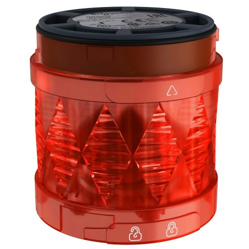 Schneider XVUC24 Harmony XVU Ø60 fényoszlop LED-es folyamatos fényű világító egység, piros