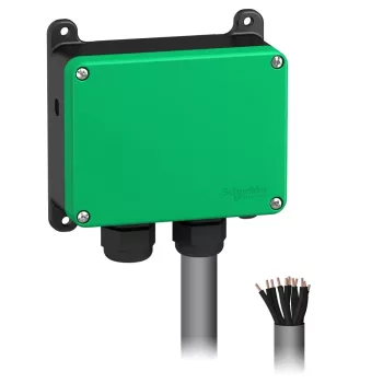   Schneider ZARB10WSP Harmony eXLhoist vezetéknélküli daruvezérlő vevőegység, 10 relé és 2 biztonsági bemenet, 48-240VAC, 1,5m elővezetékezett