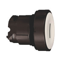 Schneider ZB4BA1317 Harmony fém nyomógomb fej, Ø22, visszatérő, fehér, "I", fekete perem Schneider ZB4BA1317 Harmony fém nyomógomb fej, Ø22, visszatérő, fehér, "I", fekete perem