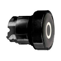 Schneider ZB4BA2327 Harmony fém nyomógomb fej, Ø22, visszatérő, fekete, "O", fekete perem Schneider ZB4BA2327 Harmony fém nyomógomb fej, Ø22, visszatérő, fekete, "O", fekete perem