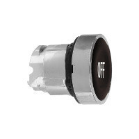 Schneider ZB4BA235 Harmony fém nyomógomb fej, Ø22, visszatérő, fekete, "OFF" Schneider ZB4BA235 Harmony fém nyomógomb fej, Ø22, visszatérő, fekete, "OFF"