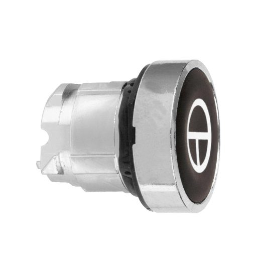 Schneider ZB4BA245 Harmony fém nyomógomb fej, Ø22, visszatérő, fekete, "T" Schneider ZB4BA245 Harmony fém nyomógomb fej, Ø22, visszatérő, fekete, "T"