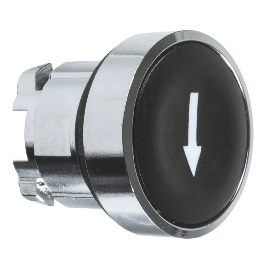 Schneider ZB4BA335 Harmony fém nyomógomb fej, Ø22, visszatérő, fekete, "fel nyíl" Schneider ZB4BA335 Harmony fém nyomógomb fej, Ø22, visszatérő, fekete, "fel nyíl"