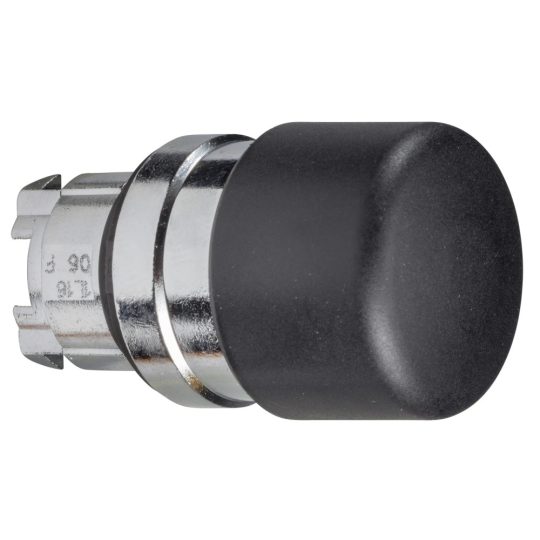 Schneider ZB4BC24 Harmony fém Ø30 gombafejű nyomógomb fej, Ø22, visszatérő, fekete Schneider ZB4BC24 Harmony fém Ø30 gombafejű nyomógomb fej, Ø22, visszatérő, fekete