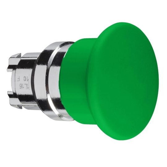 Schneider ZB4BC3 Harmony fém Ø40 gombafejű nyomógomb fej, Ø22, visszatérő, zöld Schneider ZB4BC3 Harmony fém Ø40 gombafejű nyomógomb fej, Ø22, visszatérő, zöld