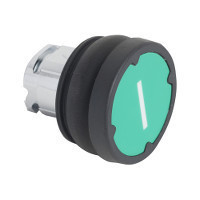 Schneider ZB4BC38023 Harmony fém durva környezeti nyomógomb fej, Ø22, visszatérő, zöld, szimbólummal Schneider ZB4BC38023 Harmony fém durva környezeti nyomógomb fej, Ø22, visszatérő, zöld, szimbólummal