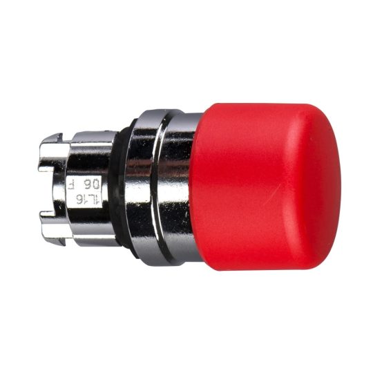 Schneider ZB4BC44 Harmony fém Ø30 gombafejű nyomógomb fej, Ø22, visszatérő, piros Schneider ZB4BC44 Harmony fém Ø30 gombafejű nyomógomb fej, Ø22, visszatérő, piros
