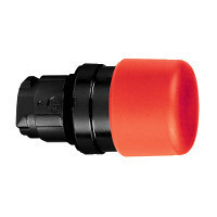 Schneider ZB4BC447 Harmony fém Ø30 gombafejű nyomógomb fej, Ø22, visszatérő, piros, fekete test Schneider ZB4BC447 Harmony fém Ø30 gombafejű nyomógomb fej, Ø22, visszatérő, piros, fekete test