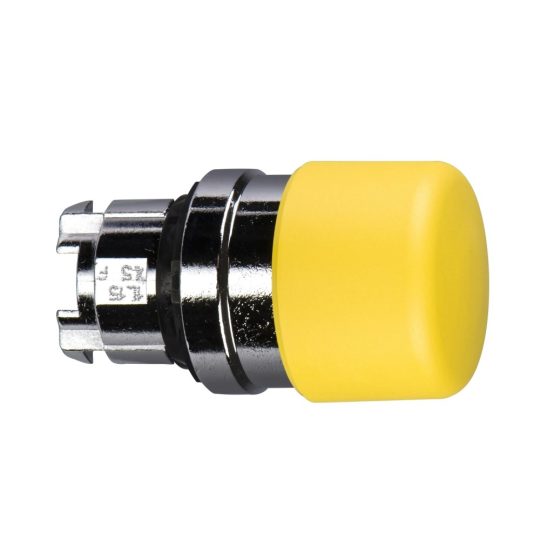 Schneider ZB4BC54 Harmony fém Ø30 gombafejű nyomógomb fej, Ø22, visszatérő, sárga Schneider ZB4BC54 Harmony fém Ø30 gombafejű nyomógomb fej, Ø22, visszatérő, sárga