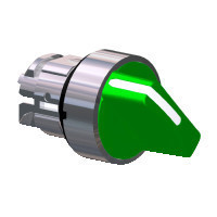 Schneider ZB4BD403 Harmony fém választókapcsoló fej, Ø22, 2 állású, jobbról visszatérő, zöld