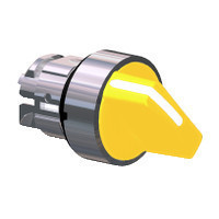 Schneider ZB4BD405 Harmony fém választókapcsoló fej, Ø22, 2 állású, jobbról visszatérő, sárga