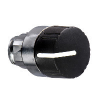 Schneider ZB4BD49 Harmony fém választókapcsoló fej, Ø22, 2 állású, recés, visszatérő, fekete Schneider ZB4BD49 Harmony fém választókapcsoló fej, Ø22, 2 állású, recés, visszatérő, fekete