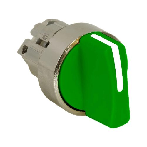 Schneider ZB4BD503 Harmony fém választókapcsoló fej, Ø22, 3 állású középre visszatérő, zöld