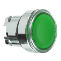 Schneider ZB4BH037 Harmony fém nyomógomb fej, Ø22, nyomó-nyomó, zöld, fekete perem Schneider ZB4BH037 Harmony fém nyomógomb fej, Ø22, nyomó-nyomó, zöld, fekete perem