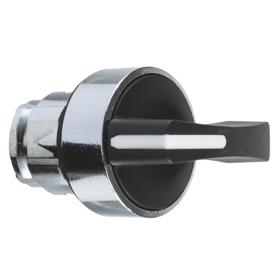 Schneider ZB4BJ8 Harmony fém választókapcsoló fej, Ø22, hosszú fogantyú, 3 állású, jobbról középre visszatérő Schneider ZB4BJ8 Harmony fém választókapcsoló fej, Ø22, hosszú fogantyú, 3 állású, jobbról középre visszatérő