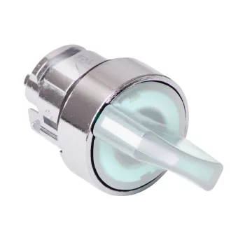   Schneider ZB4BK1213 Harmony fém világító választókapcsoló fej, Ø22, 2 állású, fehér