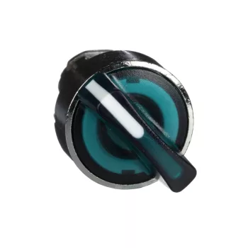   Schneider ZB4BK1233 Harmony fém világító választókapcsoló fej, Ø22, 2 állású, zöld