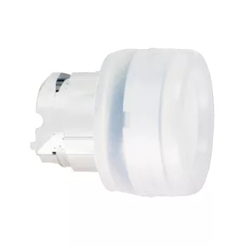   Schneider ZB4BP1 Harmony fém nyomógomb fej, Ø22, visszatérő, kiemelkedő, gumisapkás, fehér