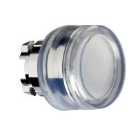 Schneider ZB4BPA1 Harmony fém nyomógomb fej, Ø22, visszatérő, gumisapkás, fehér Schneider ZB4BPA1 Harmony fém nyomógomb fej, Ø22, visszatérő, gumisapkás, fehér