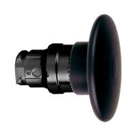 Schneider ZB4BR27 Harmony fém nyomógomb fej, Ø22, visszatérő, Ø60 gombafejű, fekete, fekete test Schneider ZB4BR27 Harmony fém nyomógomb fej, Ø22, visszatérő, Ø60 gombafejű, fekete, fekete test
