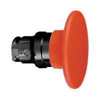 Schneider ZB4BR47 Harmony fém nyomógomb fej, Ø22, visszatérő, Ø60 gombafejű, piros, fekete test Schneider ZB4BR47 Harmony fém nyomógomb fej, Ø22, visszatérő, Ø60 gombafejű, piros, fekete test