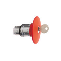 Schneider ZB4BS24C Harmony fém nyomógomb fej, Ø22, Ø60 gombafejű, 5 multi-chip kulccsal kioldó, piros Schneider ZB4BS24C Harmony fém nyomógomb fej, Ø22, Ø60 gombafejű, 5 multi-chip kulccsal kioldó, piros