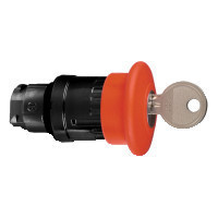 Schneider ZB4BS944127 Harmony fém vészleállító nyomógomb fej, Ø22, Ø40 gombafejű, 421E kulccsal kioldó, piros, fekete test Schneider ZB4BS944127 Harmony fém vészleállító nyomógomb fej, Ø22, Ø40 gombafejű, 421E kulccsal kioldó, piros, fekete test