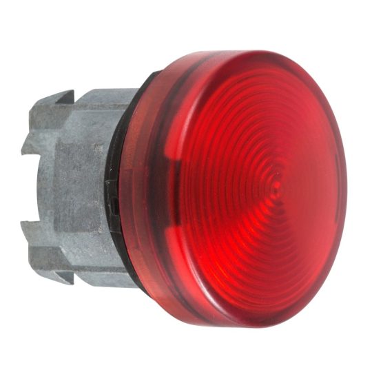 Schneider ZB4BV043S Harmony fém jelzőlámpa fej, Ø22, LED jelzőlámpához, hornyolt lencse, piros Schneider ZB4BV043S Harmony fém jelzőlámpa fej, Ø22, LED jelzőlámpához, hornyolt lencse, piros