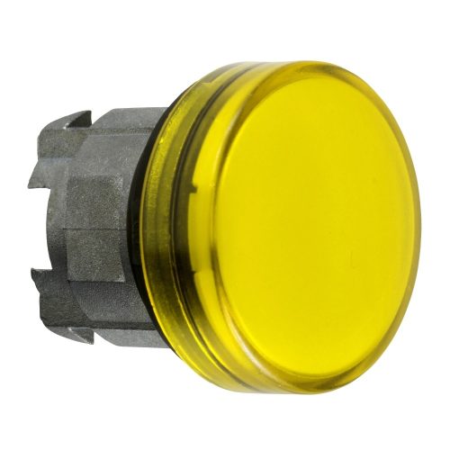Schneider ZB4BV083 Harmony fém jelzőlámpa fej, Ø22, LED jelzőlámpához, sárga