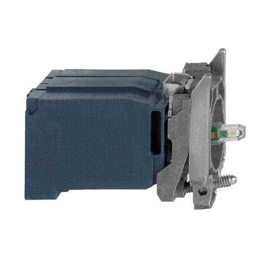 Schneider ZB4BV4D1 Harmony fém jelzőlámpa BA9s foglalatos LED blokk rögzítő aljzattal, 230VAC, fehér Schneider ZB4BV4D1 Harmony fém jelzőlámpa BA9s foglalatos LED blokk rögzítő aljzattal, 230VAC, fehér