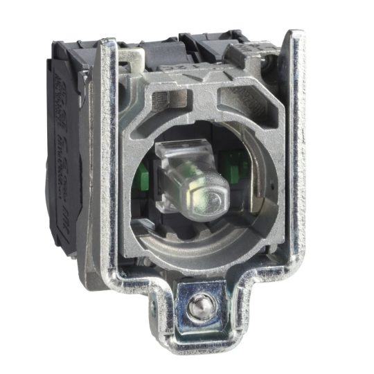 Schneider ZB4BW0M53 Harmony fém jelzőlámpa és érintkező blokk rögzítő aljzattal, LED-es, 2NO, 230VAC, narancssárga Schneider ZB4BW0M53 Harmony fém jelzőlámpa és érintkező blokk rögzítő aljzattal, LED-es, 2NO, 230VAC, narancssárga