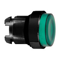 Schneider ZB4BW137 Harmony fém világító nyomógomb fej, Ø22, visszatérő, BA9s foglalatos, kiemelkedő, zöld, fekete perem Schneider ZB4BW137 Harmony fém világító nyomógomb fej, Ø22, visszatérő, BA9s foglalatos, kiemelkedő, zöld, fekete perem