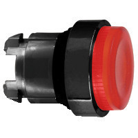 Schneider ZB4BW143S7 Harmony fém világító nyomógomb fej, Ø22, LED-es, kiemelkedő, hornyolt lencsével, fehér Schneider ZB4BW143S7 Harmony fém világító nyomógomb fej, Ø22, LED-es, kiemelkedő, hornyolt lencsével, fehér