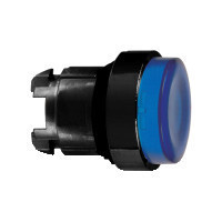 Schneider ZB4BW1637 Harmony fém világító nyomógomb fej, Ø22, visszatérő, LED-es, kiemelkedő, kék, fekete perem Schneider ZB4BW1637 Harmony fém világító nyomógomb fej, Ø22, visszatérő, LED-es, kiemelkedő, kék, fekete perem