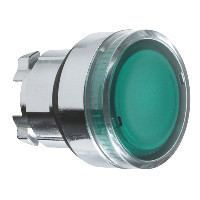 Schneider ZB4BW33TQ Harmony fém világító nyomógomb fej, Ø22, visszatérő, BA9s izzóhoz, zöld 100 darabos csomagban Schneider ZB4BW33TQ Harmony fém világító nyomógomb fej, Ø22, visszatérő, BA9s izzóhoz, zöld 100 darabos csomagban