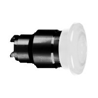 Schneider ZB4BW4137 Harmony fém világító nyomógomb fej, Ø22, visszatérő, Ø40 gombafejű, beépített LED-hez, fehér, fekete test Schneider ZB4BW4137 Harmony fém világító nyomógomb fej, Ø22, visszatérő, Ø40 gombafejű, beépített LED-hez, fehér, fekete test
