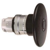 Schneider ZB4BX2 Harmony fém nyomógomb fej, Ø22, Ø60 gombafejű, húzásra kioldó, fekete Schneider ZB4BX2 Harmony fém nyomógomb fej, Ø22, Ø60 gombafejű, húzásra kioldó, fekete