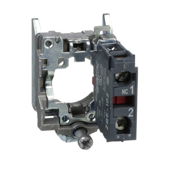 Schneider ZB4BZ102 Harmony fém rögzítőaljzat és érintkezőblokk, 1NC Schneider ZB4BZ102 Harmony fém rögzítőaljzat és érintkezőblokk, 1NC