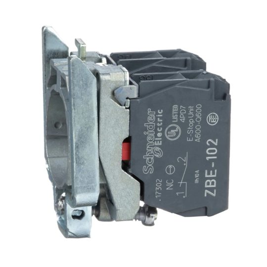 Schneider ZB4BZ104 Harmony fém rögzítőaljzat és érintkezőblokk, 2NC Schneider ZB4BZ104 Harmony fém rögzítőaljzat és érintkezőblokk, 2NC