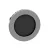 Schneider ZB4FA26 Harmony panelbe süllyesztett fém nyomógomb fej, Ø30, visszatérő, mélyítet, fekete