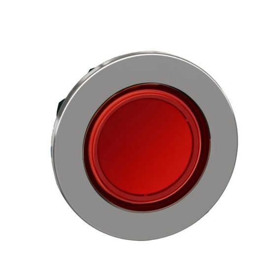 Schneider ZB4FH043 Harmony panelbe süllyesztett fém világító nyomógomb fej, Ø30, piros, nyomó-nyomó Schneider ZB4FH043 Harmony panelbe süllyesztett fém világító nyomógomb fej, Ø30, piros, nyomó-nyomó