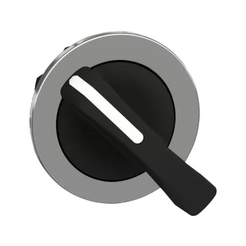   Schneider ZB4FJ2 Harmony panelbe süllyesztett fém választókapcsoló fej, Ø30, meghosszabbított fej, 2 állású