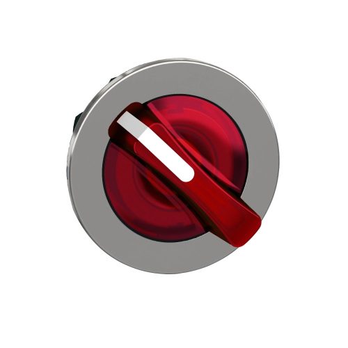 Schneider ZB4FK1243 Harmony panelbe süllyesztett fém világító választókapcsoló fej, Ø30, 2 állású, piros